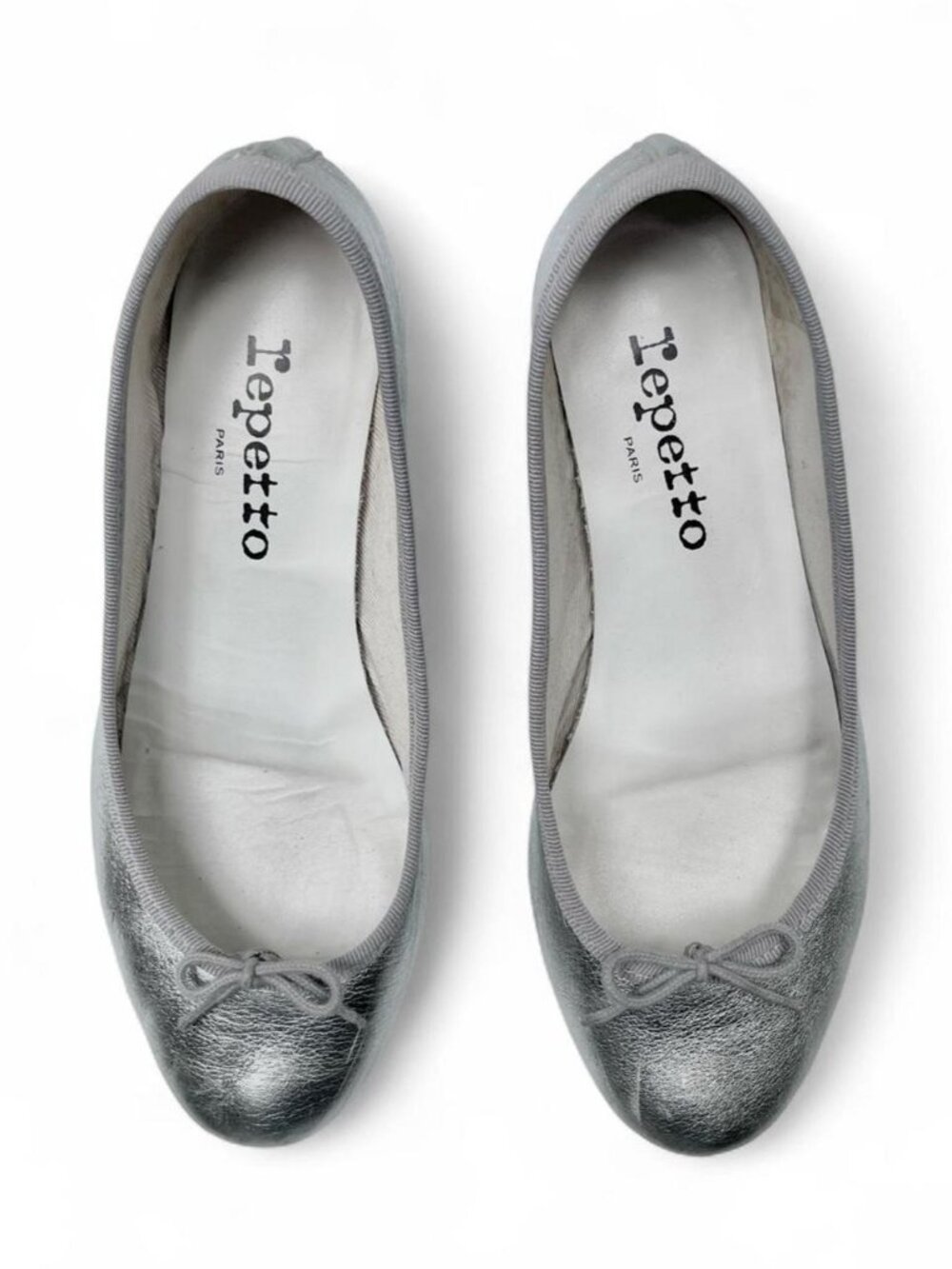Repetto Camille Metallic Heels in Silver - Size 36 EU/5 US
